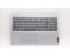 Lenovo 5CB1L50491 C-Abdeckung mit Tastatur, Französisch, Wolkengrau, Hintergrundbeleuchtung, Ohne_Fingerabdruckscanner