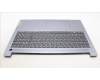 Lenovo 5CB1L52287 C-Abdeckung mit Tastatur, Italienisch, arktisgrau, Ohne_Hintergrundbeleuchtung, Fingerabdruckleser