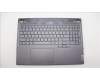 Lenovo 5CB1L56016 C-Abdeckung mit Tastatur, Arabisch, sturmgrau, Hintergrundbeleuchtung, US