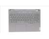 Lenovo 5CB1L56024 C-Abdeckung mit Tastatur, Portugiesisch, Sturmgrau, Hintergrundbeleuchtung