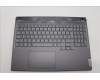 Lenovo 5CB1L56032 C-Abdeckung mit Tastatur, Belgisch, sturmgrau, Hintergrundbeleuchtung, GB