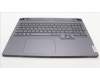 Lenovo 5CB1L58755 C-Abdeckung mit Tastatur, Hebräisch, sturmgrau, RGB-Hintergrundbel.