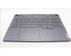 Lenovo 5CB1L60066 C-Cover with keyboard, Slovenian, Storm Grey, RGB Backlight, UK