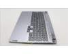 Lenovo 5CB1L60106 C-Abdeckung mit Tastatur, Englisch, Mineralgrau, RGB-Hintergrundbel.