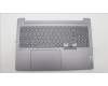 Lenovo 5CB1L79687 C-Cover with keyboard, English, Arctic Grey, US