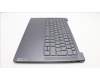 Lenovo 5CB1L80280 C-Abdeckung mit Tastatur, Französisch, sturmgrau