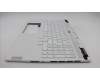 Lenovo 5CB1L83637 C-Cover with keyboard, US English Euro, White, RGB Backlight, US