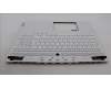 Lenovo 5CB1L83654 C-Cover with keyboard, German, White, RGB Backlight, UK