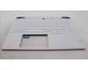Lenovo 5CB1L83659 C-Cover with keyboard, Slovenian, White, RGB Backlight, UK
