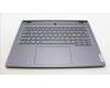Lenovo 5CB1L83687 C-Abdeckung mit Tastatur, Skandinavien, Schiefergrau, Hintergrundbeleuchtung, Fingerabdruck