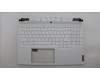 Lenovo 5CB1L84704 C-Cover with keyboard, English, White, RGB Backlight, US