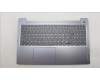 Lenovo 5CB1L88266 C-Cover with keyboard, English, Arctic Grey, Backlight, Fingerprint, US