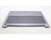 Lenovo 5CB1L88267 C-Cover with keyboard, US English Euro, Arctic Grey, Backlight, Fingerprint, US
