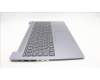 Lenovo 5CB1L88267 C-Cover with keyboard, US English Euro, Arctic Grey, Backlight, Fingerprint, US