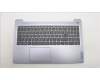 Lenovo 5CB1M23523 C-Cover with keyboard, German, Arctic Grey, Non-Backlight, Fingerprint, UK