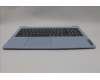 Lenovo 5CB1M41355 C-Cover with keyboard, Switzerland, Frost Blue, Non-Backlight, UK