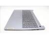 Lenovo 5CB1M45200 C-Cover with keyboard, Belgian, Arctic Grey, Backlight, Fingerprint, UK
