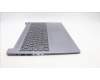Lenovo 5CB1M45223 C-Cover with keyboard, Spanish, Arctic Grey, Backlight, Fingerprint, UK