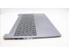 Lenovo 5CB1M46071 C-Cover with keyboard, US English Euro, Arctic Grey, Non-Backlight, Fingerprint, US