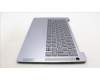Lenovo 5CB1M46191 C-Cover with keyboard, Nordic, Arctic Grey, Fingerprint, UK