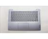 Lenovo 5CB1M46210 C-Cover with keyboard, French, Arctic Grey, Non-Fingerprint, US