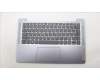Lenovo 5CB1M46414 C-Cover with keyboard, Belgian, Arctic Grey, Non-Fingerprint, UK