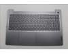 Lenovo 5CB1M46845 C-Cover with keyboard, Belgian, Arctic Grey, Backlight, Fingerprint, UK