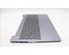 Lenovo 5CB1M46881 C-Cover with keyboard, English, Arctic Grey, Backlight, US