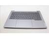 Lenovo 5CB1M48325 C-Cover with keyboard, Arabic, Arctic Grey, Backlight, US