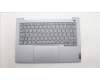 Lenovo 5CB1M48328 C-Cover with keyboard, Bulgarian, Arctic Grey, Backlight, UK