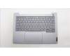Lenovo 5CB1M48355 C-Cover with keyboard, USA English, Arctic Grey, Backlight, US