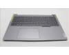Lenovo 5CB1M48405 C-Cover with keyboard, Hungarian, Arctic Grey, Backlight, UK