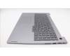 Lenovo 5CB1M48421 C-Cover with keyboard, Ukraine, Arctic Grey, Backlight, US