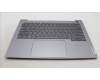 Lenovo 5CB1M48471 C-Cover with keyboard, Hebrew, Arctic Grey, Backlight, US
