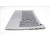 Lenovo 5CB1M48483 C-Cover with keyboard, Switzerland, Arctic Grey, Backlight, UK