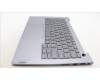 Lenovo 5CB1M48488 C-Cover with keyboard, Ukraine, Arctic Grey, Backlight, US