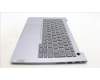 Lenovo 5CB1M48497 C-Cover with keyboard, French, Arctic Grey, Non-Backlight, US