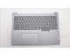 Lenovo 5CB1M48523 C-Cover with keyboard, Bulgarian, Arctic Grey, Backlight, UK