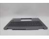 Lenovo 5CB1N61297 C-Cover with keyboard, Italian, Luna Grey, w/Storm Grey Keycaps, UK