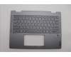 Lenovo 5CB1N61309 C-Cover with keyboard, Arabic, Luna Grey, w/Storm Grey Keycaps, US