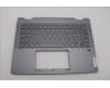 Lenovo 5CB1N61312 C-Cover with keyboard, Greek, Luna Grey, w/Storm Grey Keycaps, US