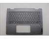 Lenovo 5CB1N61313 C-Cover with keyboard, Hebrew, Luna Grey, w/Storm Grey Keycaps, US