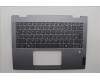 Lenovo 5CB1N61326 C-Cover with keyboard, UK English, Luna Grey, w/Grey Keycaps, UK
