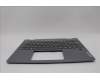 Lenovo 5CB1N61344 C-Cover with keyboard, Nordic, Luna Grey, w/Grey Keycaps, UK