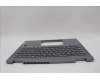Lenovo 5CB1N61344 C-Cover with keyboard, Nordic, Luna Grey, w/Grey Keycaps, UK