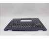 Lenovo 5CB1N61381 C-Cover with keyboard, US English Euro, Cosmic Blue, w/Storm Grey Keycaps, US