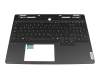 5CB1N61443 original Lenovo keyboard incl. topcase DE (german) black/black with backlight