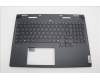 Lenovo 5CB1N61474 C-Cover with keyboard, German, Eclipse Black, RGB Backlight, UK