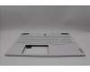 Lenovo 5CB1N62151 C-Cover with keyboard, German, White, RGB Backlight, UK