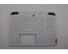 Lenovo 5CB1N62163 C-Cover with keyboard, Switzerland, White, RGB Backlight, UK
